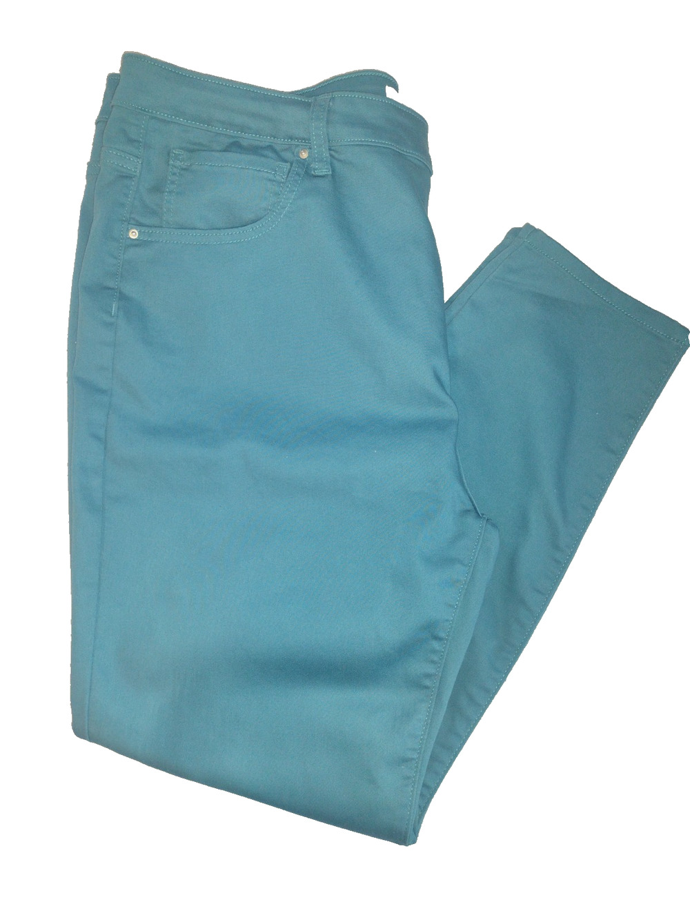 Jeggings/Leggings teal Pants Plus 2X (18w-20w)Women Stretch Casual Layering Y2K